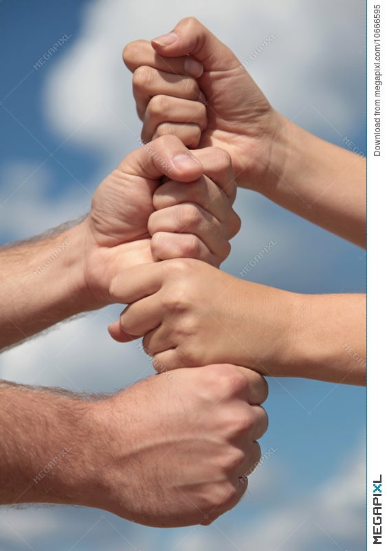 Together We Stand As One Stock Photo 10666595 Megapixl