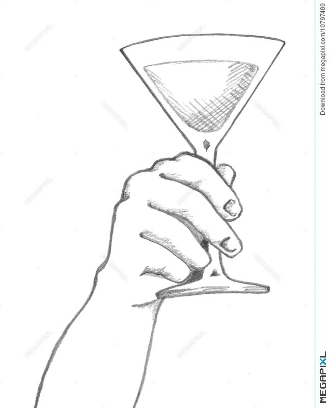 Martini Glass Drawing Images HD Pictures For Free Vectors Download   Lovepikcom