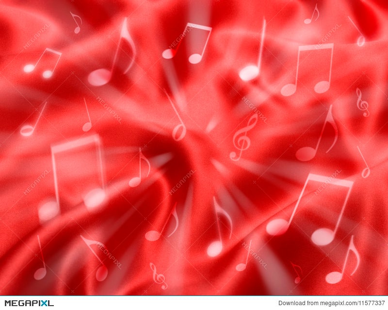 Red Abstract Music Background Stock Photo 11577337 - Megapixl