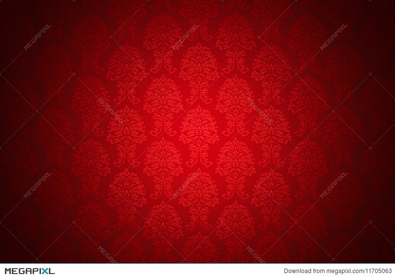 Retro Red Luxury Wallpaper Illustration 11705063 - Megapixl