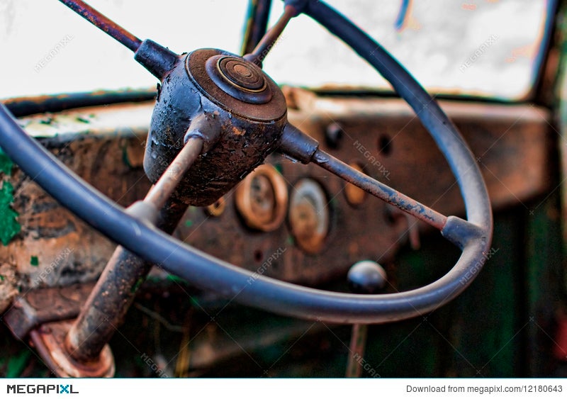 Old Truck Interior Stock Photo 12180643 Megapixl