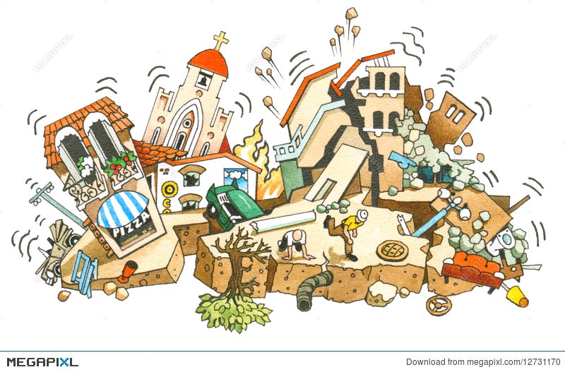 Earthquake Illustration 12731170 - Megapixl
