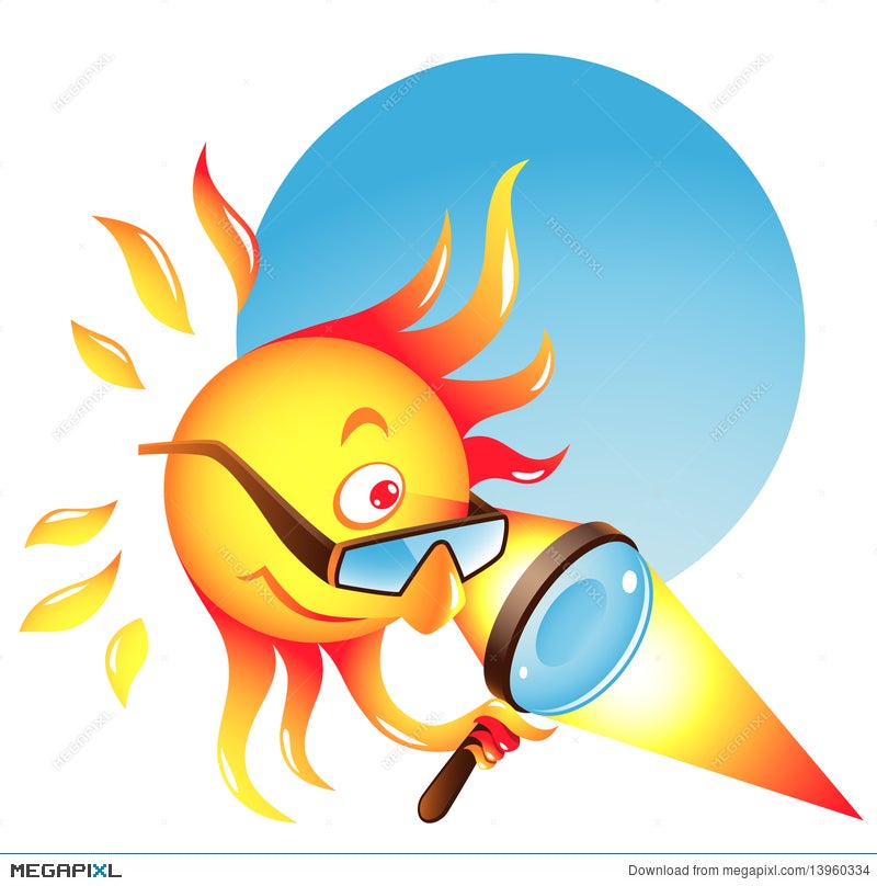 Burning Sun Illustration 13960334 - Megapixl