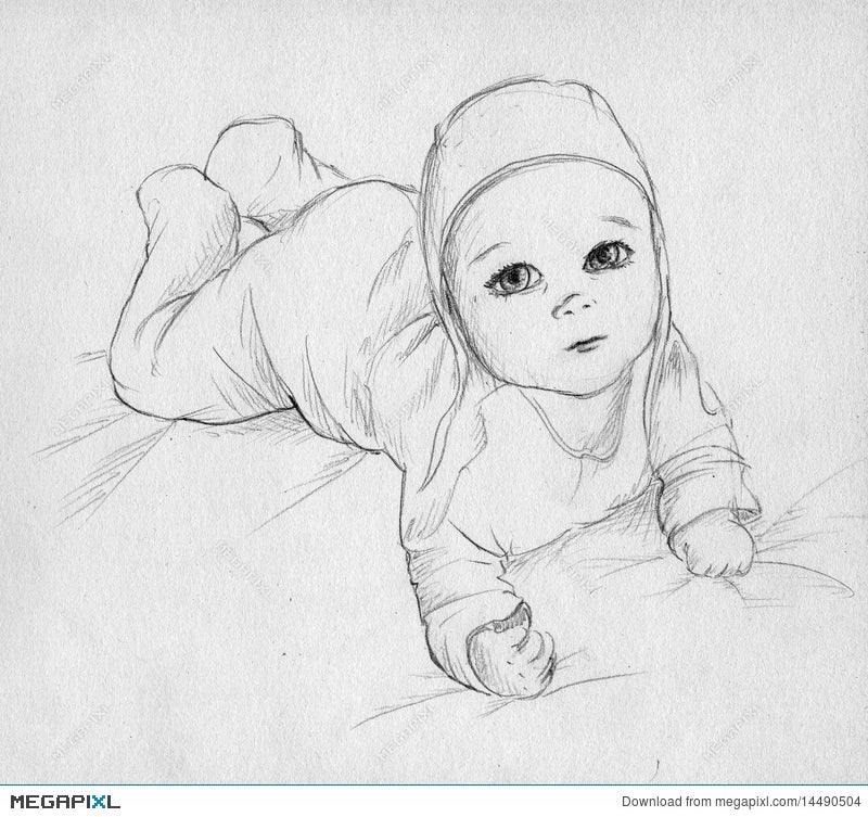 Crawling  Baby Girls Side Dimensions  Drawings  Dimensionscom