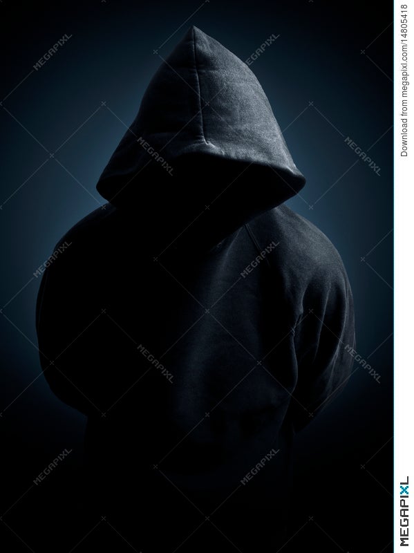 guy in hoodie dark