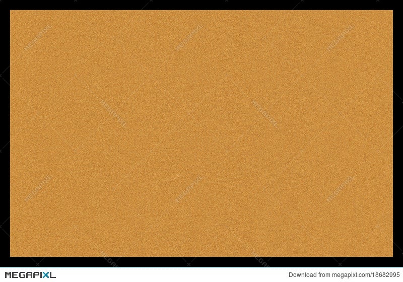 Blank Empty Cork Bulletin Board Or Background Illustration 18682995 -  Megapixl