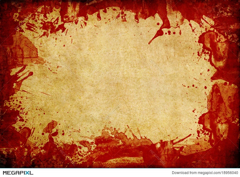 Old Paper Background With Red Blood Splash Stock Photo 18956040 - Megapixl