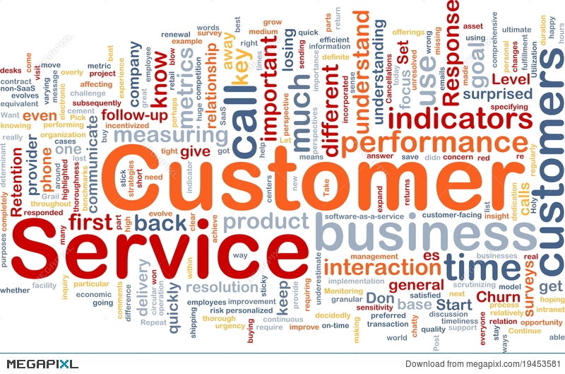 Customer Service Background Concept Illustration 19453581 - Megapixl