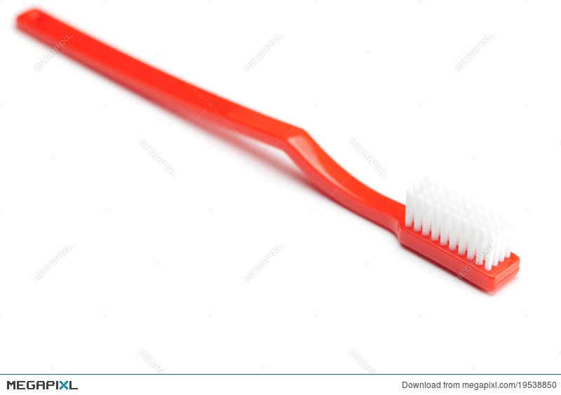 red toothbrush