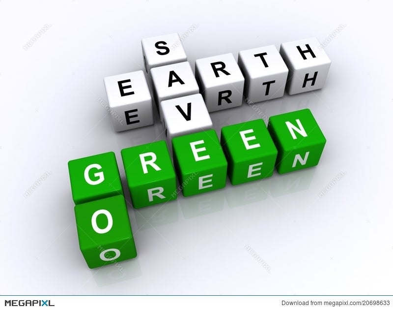 Save Earth Go Green Illustration 20698633 Megapixl