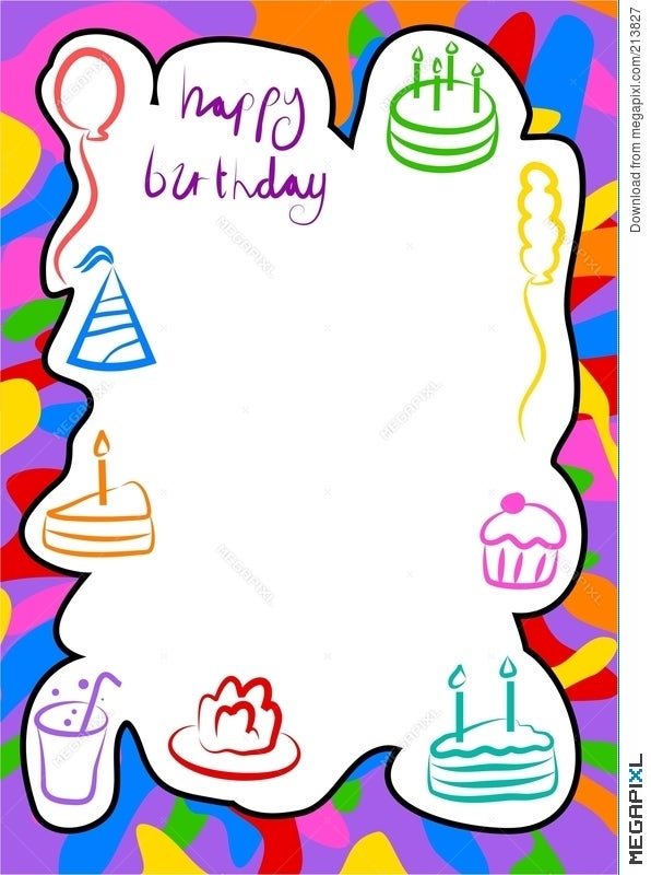 free printable birthday borders and frames