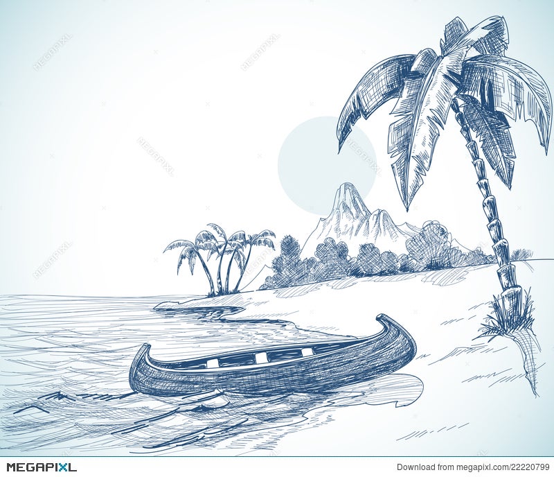 Beach Sketch Images - Free Download on Freepik