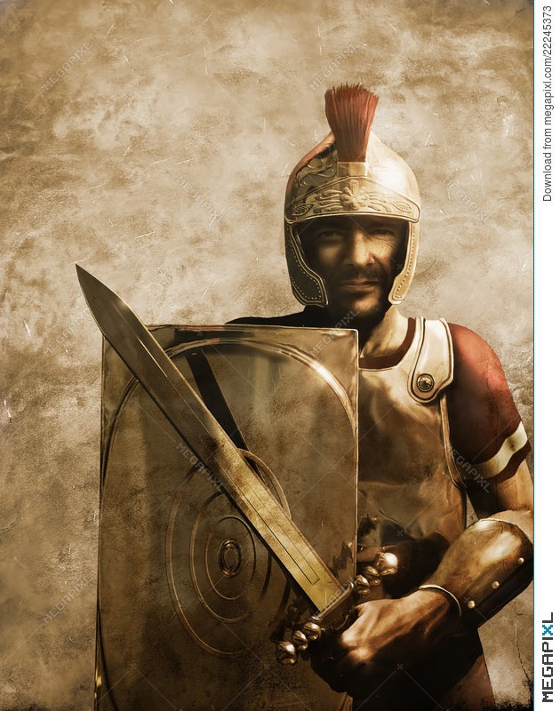 fighting roman guards