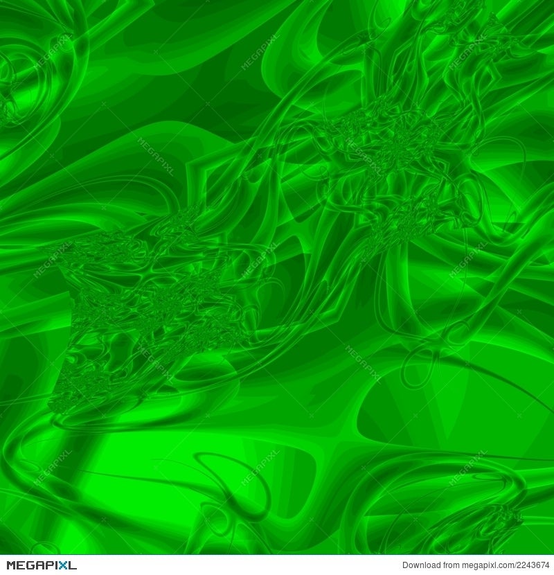 Green Liquid Abstract Illustration 2243674 - Megapixl