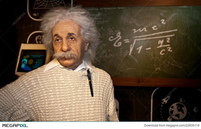 Albert Einstein Wax Figure Stock Photo 22835116 Megapixl