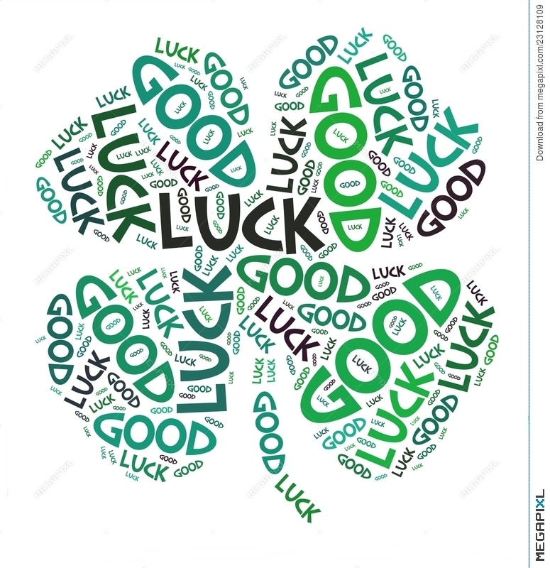 Four Leaves Clover Good Luck Illustration Megapixl