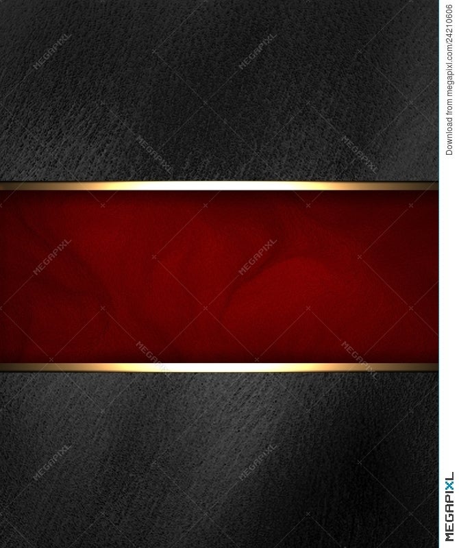 Black Background With Red Nameplate Illustration 24210606 - Megapixl