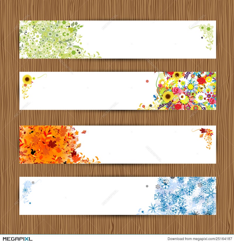 Four Season Frames Ilration 25164187 Megapixl Four Season Frames