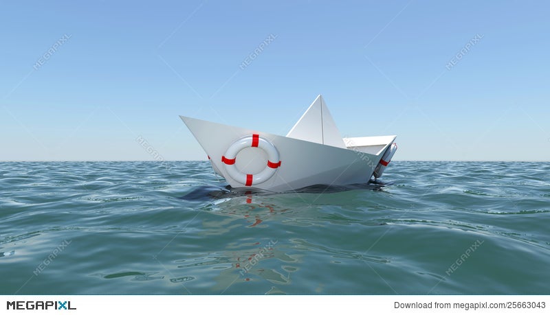 paper boat in water wallpaper clipart