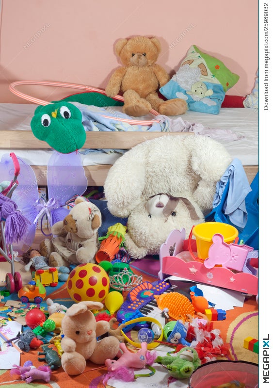 Messy Kids Room With Toys Stock Photo 25989032 Megapixl