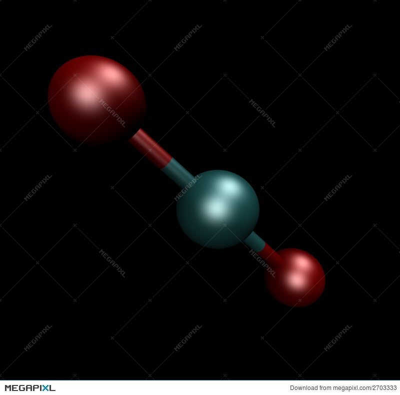 Carbon Dioxide Co2 Molecule Illustration 2703333 Megapixl