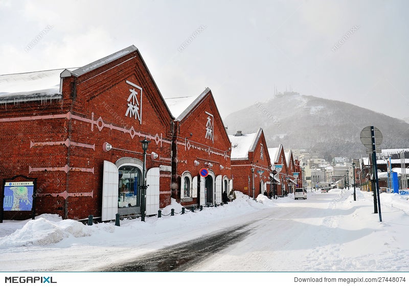 Red Brick Warehouse Hakodate Stock Photo Megapixl