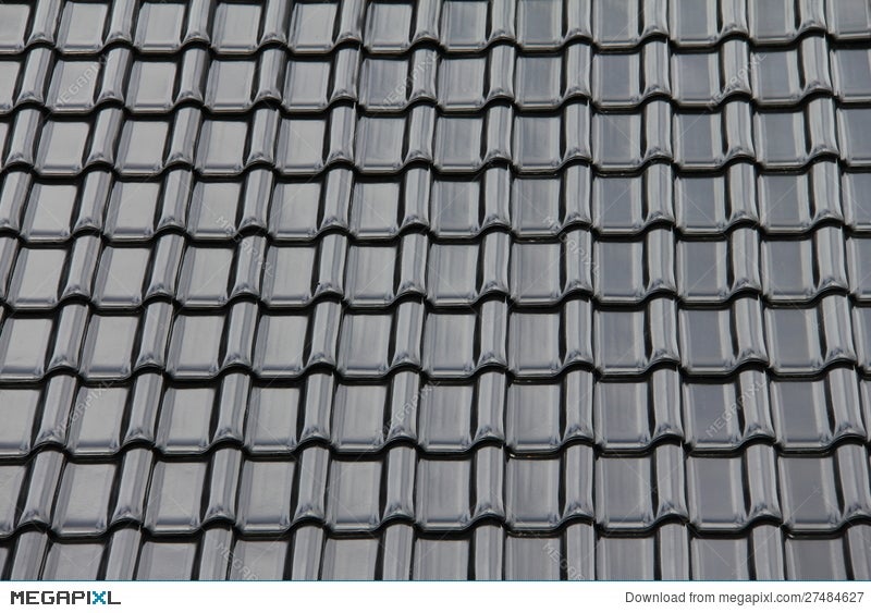 Modern Roof Tiles Stock Photo 27484627 Megapixl