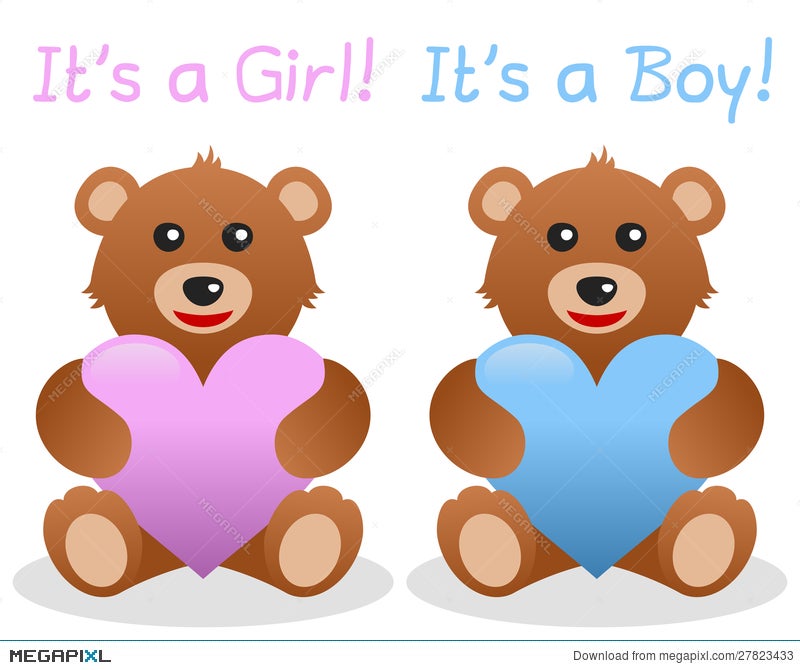 girl and boy teddy bears