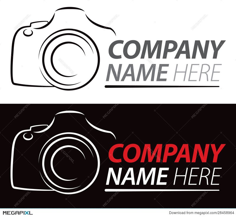 Camera Logo Illustration 28458964 - Megapixl