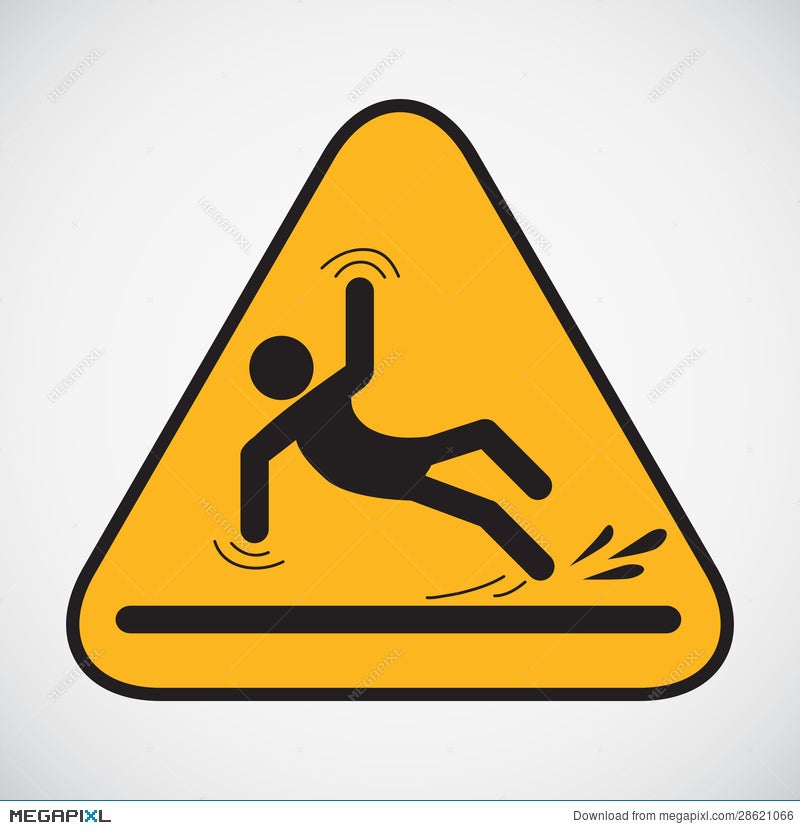 Wet Floor Caution Sign Illustration 28621066 Megapixl