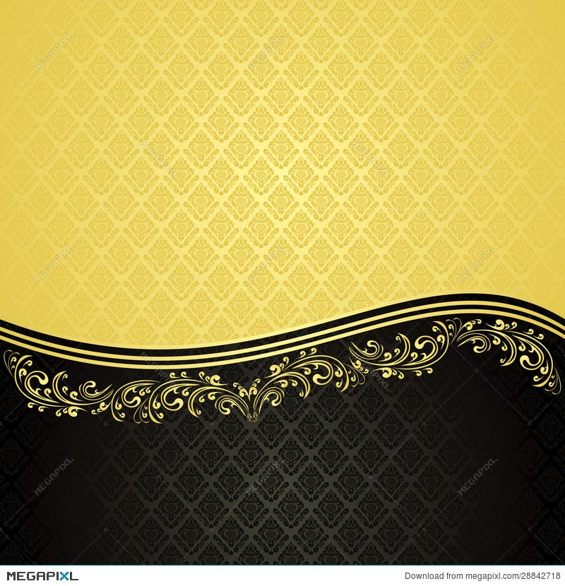 Gold And Black - Luxury Background. Illustration 28842718 - Megapixl