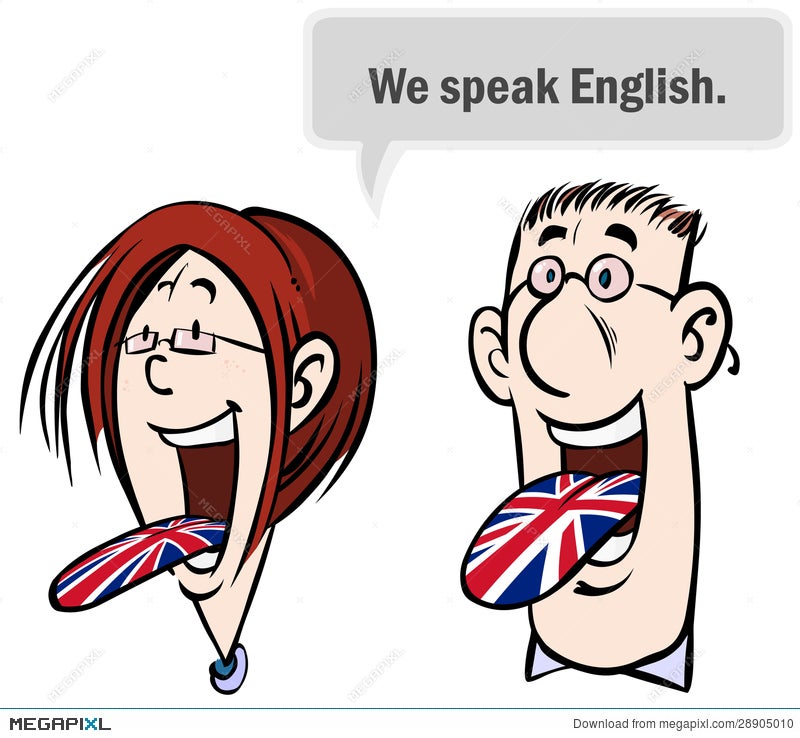 We Speak English Illustration 5010 Megapixl