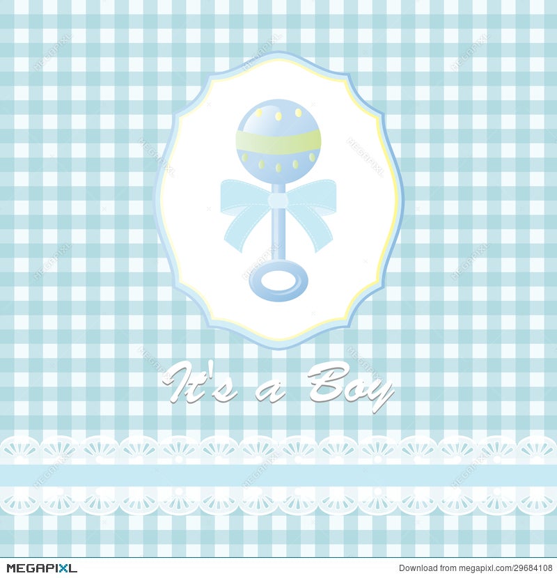 baby shower card with