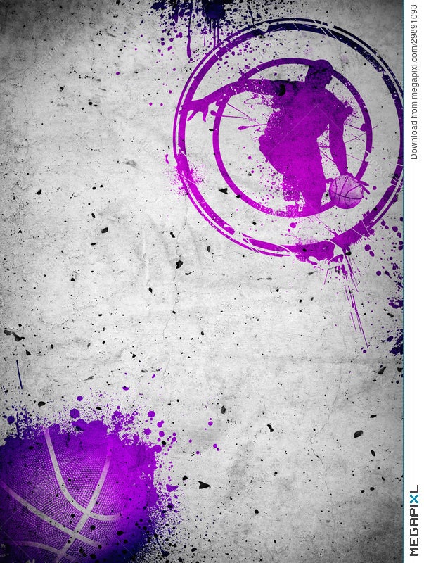 Basketball And Streetball Poster Or Flyer Background Illustration 29891093  - Megapixl
