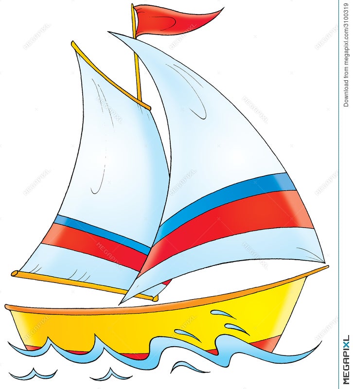 yacht illustration