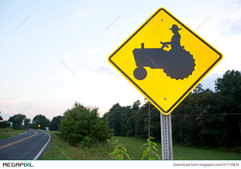 Tractor Xing Sign