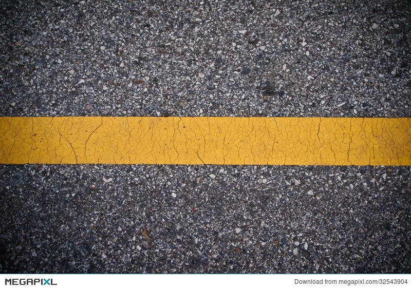 free asphalt texture yellow line