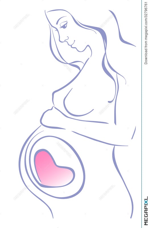 7300 Pregnant Drawings Illustrations RoyaltyFree Vector Graphics  Clip  Art  iStock