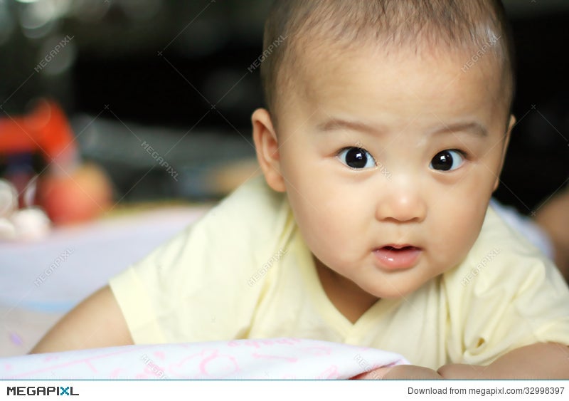 Chinese Cute Baby Boy Stock Photo 32998397 Megapixl