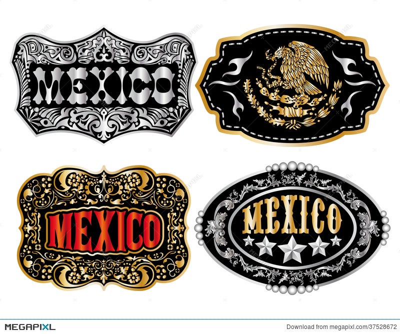belt buckle vector