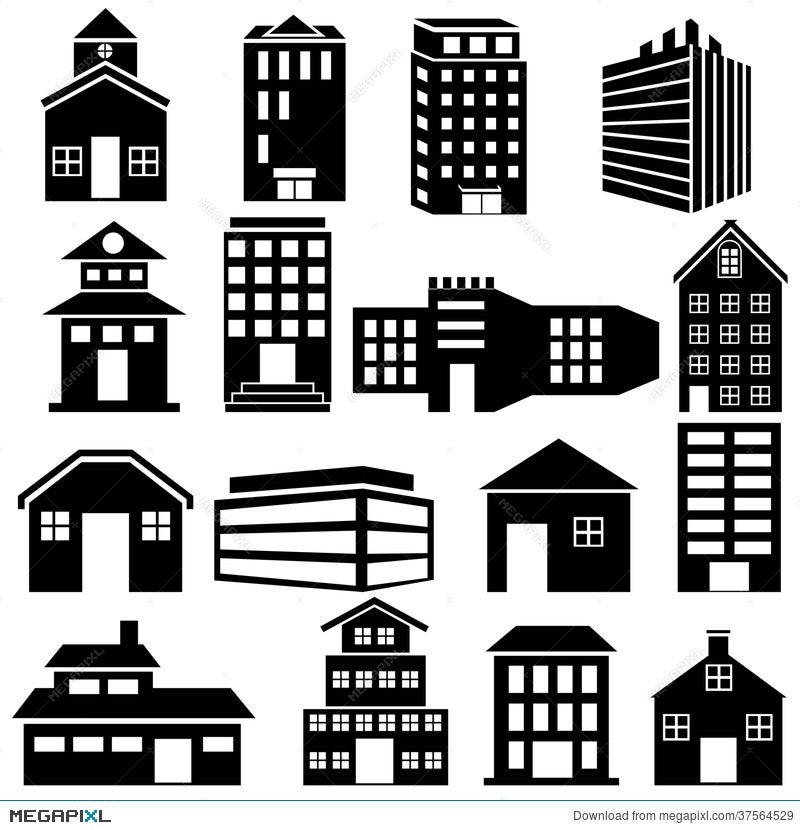 13 Business Buildings Vector | Graph paper drawings, Building illustration,  Sketch book