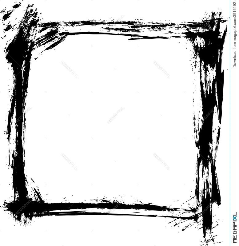 Paint Brush Border Clip Art Free