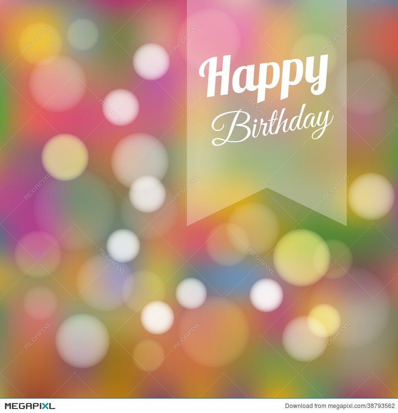 Birthday Card Invitation, Background Illustration 38793562 - Megapixl
