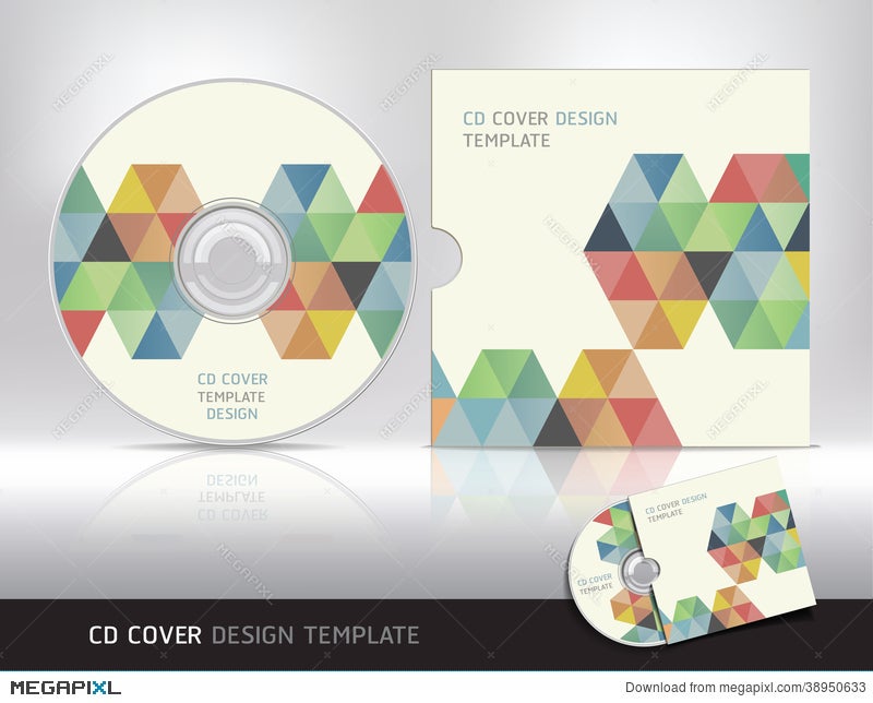 Cd Cover Design Template Abstract Background Illustration Megapixl