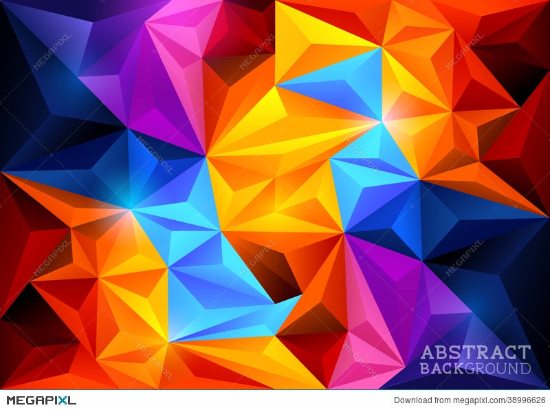 Abstract Polygon Background Illustration 38996626 - Megapixl