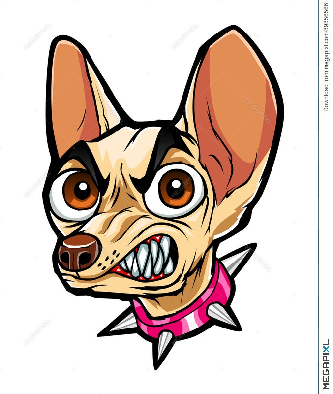 Angry Chihuahua Illustration Megapixl