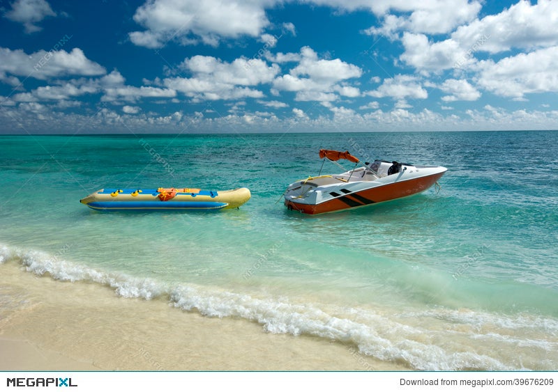 Banana Boat Ride On A Freeport Beach Grand Bahama Island