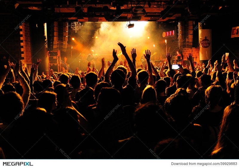 People From The Crowd (Fans) Applauding A Concert By Bombay Bicycle Club  (Band) At Bikini Club Stock Photo 39929883 - Megapixl