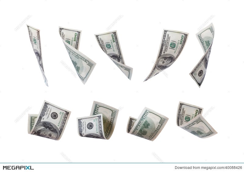 Download Flying Dollar Money Stock Photo 40088426 Megapixl