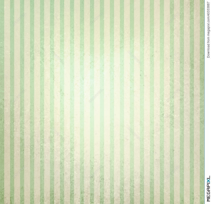 Vintage Pastel Green And Beige Striped Background Stock Photo 40333887 -  Megapixl